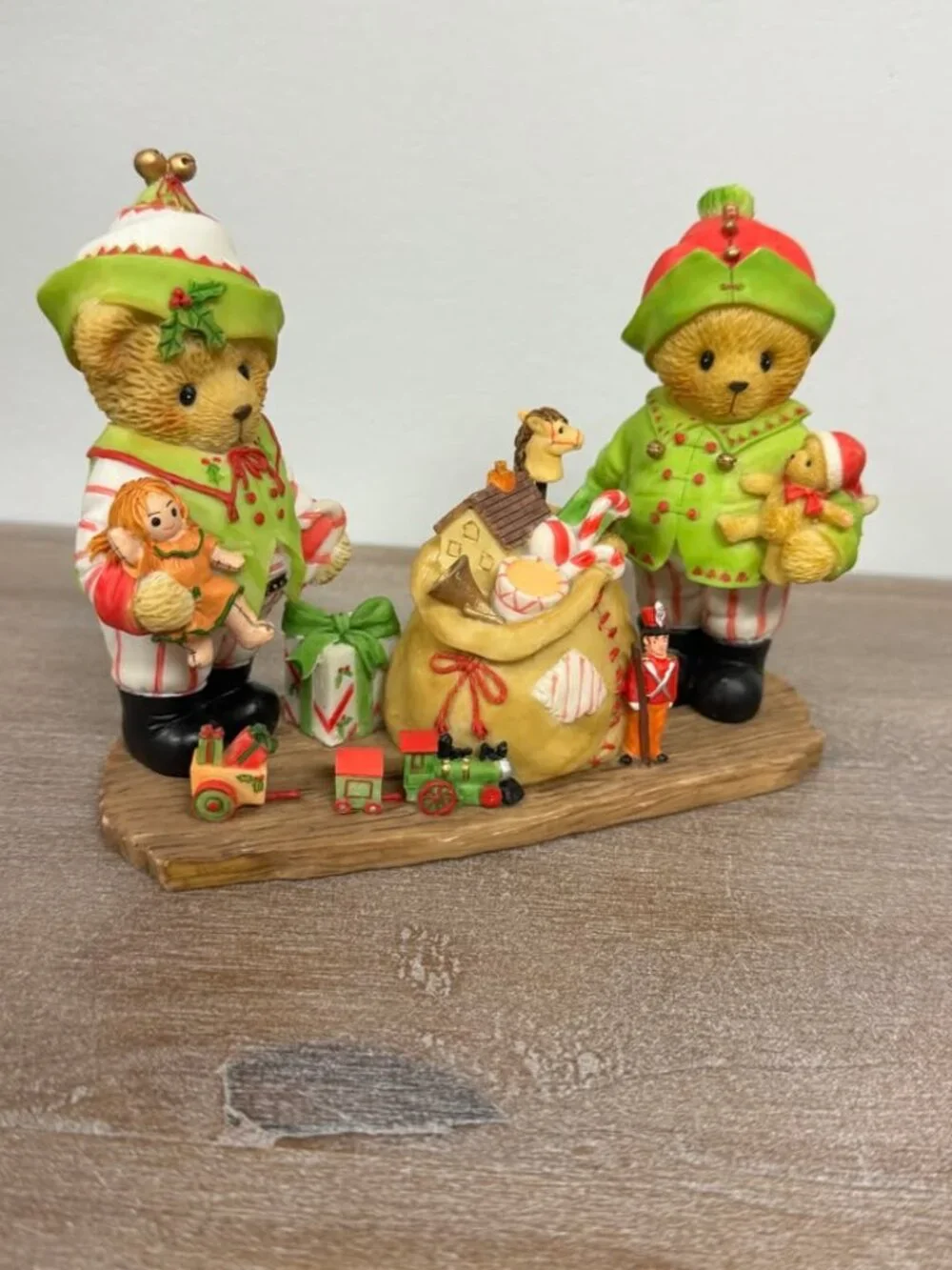 Cherished Teddies by Enesco 2012 Stuart and Alan 6th in Elf Series 4023653